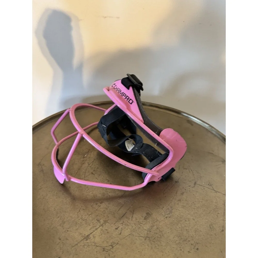 Pink Youth Lacrosse Face Mask